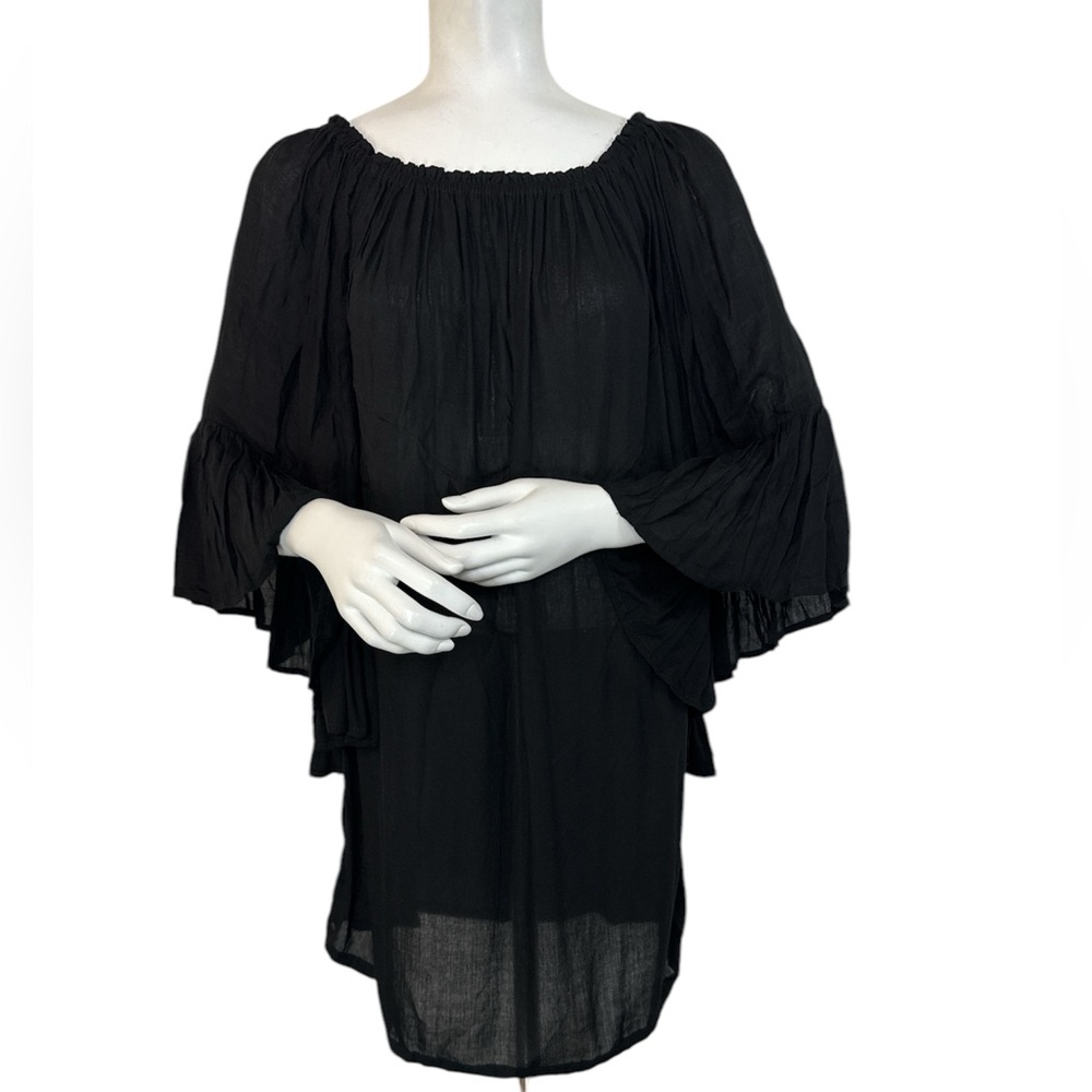 Black Off-Shoulder Blouse
